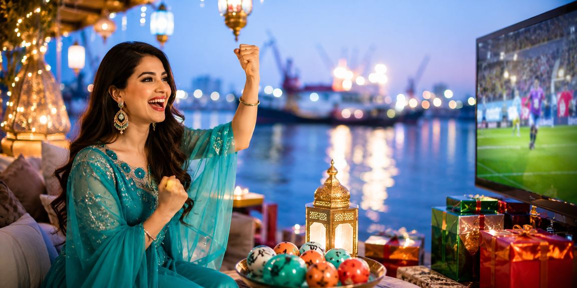 নারায়ণগঞ্জে ঈদ উৎসবে লটারি গেম উপভোগ করছেন খেলোয়াড়রা